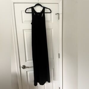 LOFT Flowy Black Maxi Dress